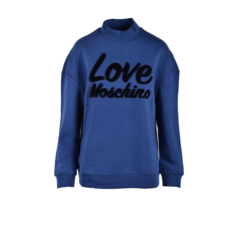 Love Moschino Sweatshirts LOVFELDAAF1ST0708830 03 Blue