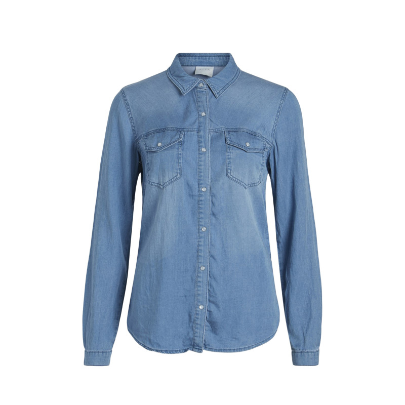 Vila Clothes Shirts 14033008 Blue