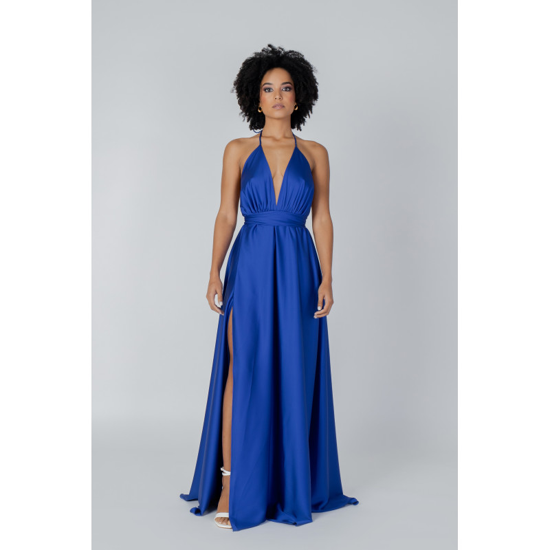 Sol Wears Women Dress WH7_11420500010_Blu Blue