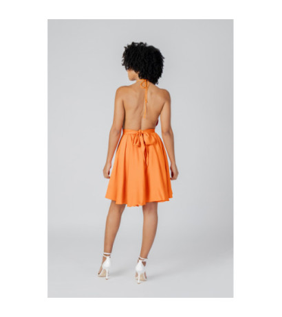 Sol Wears Women Dress WH7_11420600125_Arancione Orange