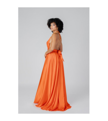 Sol Wears Women Dress WH7_11420500125_Arancione Orange