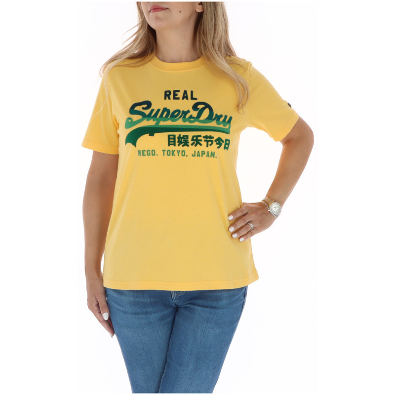 Superdry T-shirts W1011462A Yellow