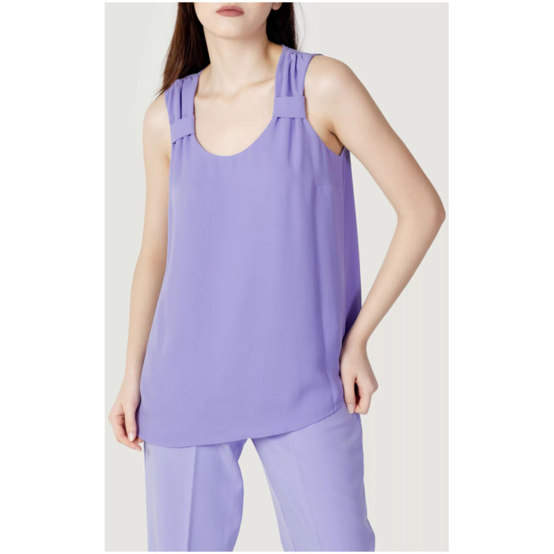 Hanny Deep Tank Top F551XBC38 Purple