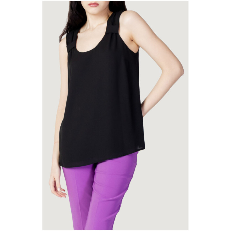 Hanny Deep Tank Top F551XBC38 Black