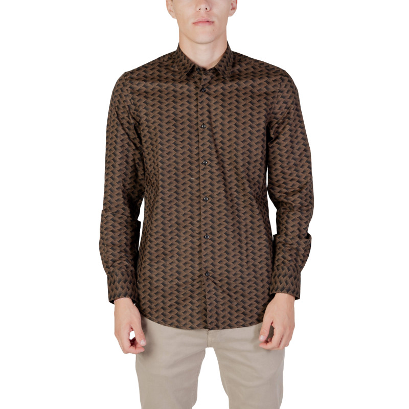 Antony Morato Shirts MMSL00628-FA430578 Brown