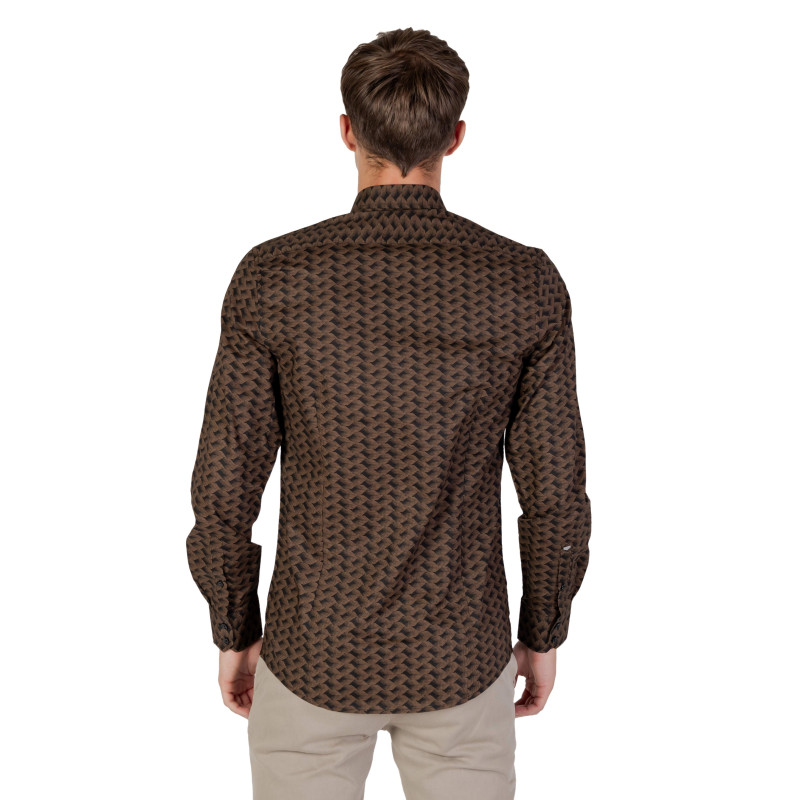 Antony Morato Shirts MMSL00628-FA430578 Brown