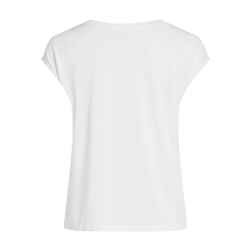 Vila Clothes T-shirts 14074847 White