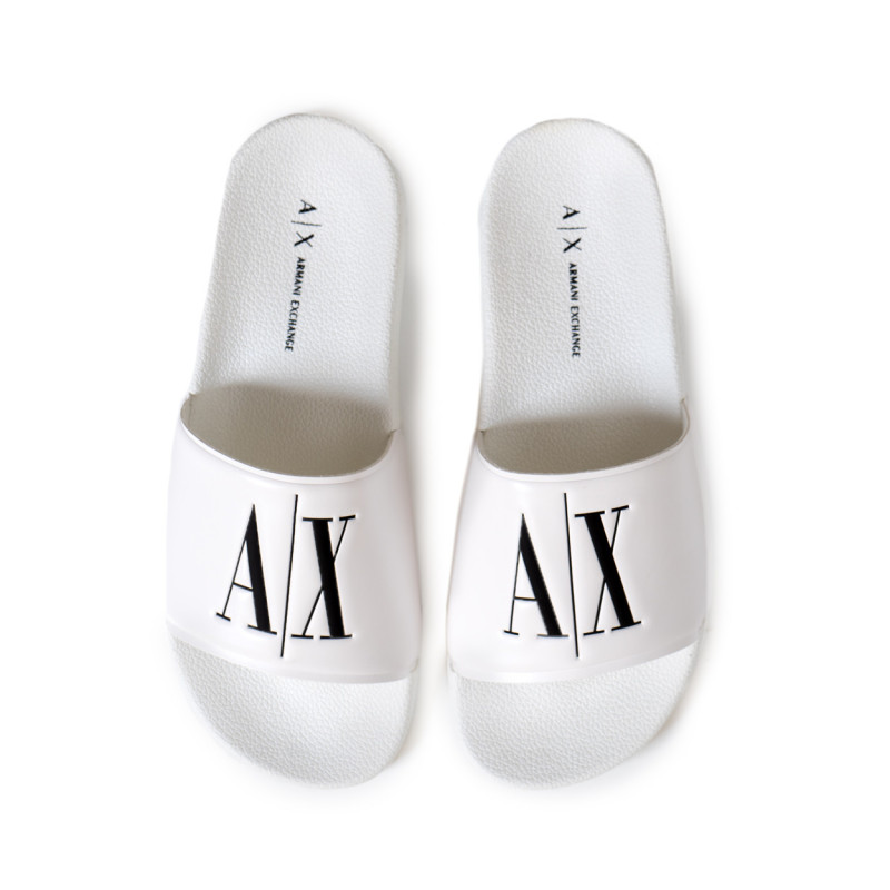 Armani Exchange Slippers XDP011 XV303 White