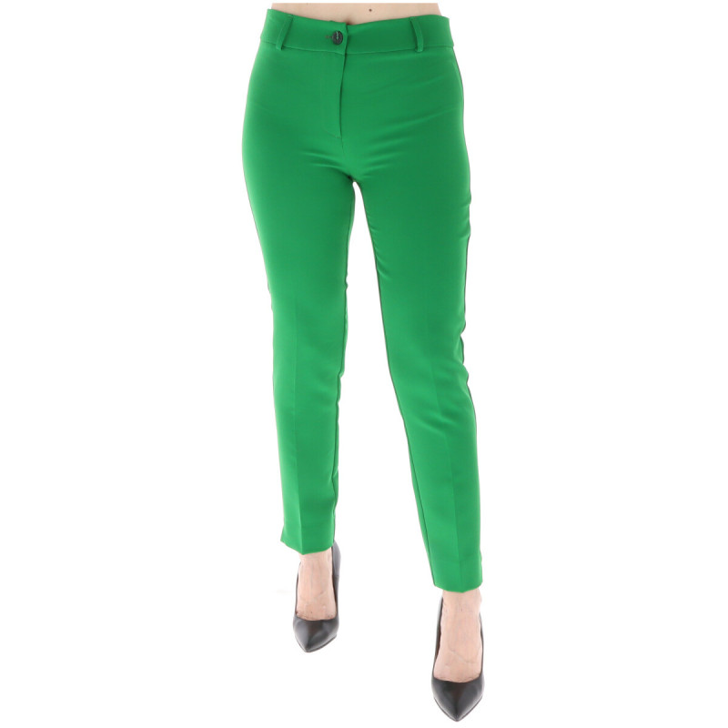 Sol Wears Women Trousers MD605 Green