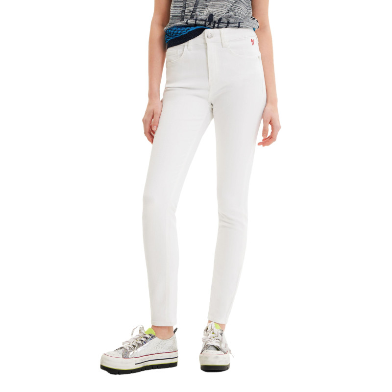 Desigual Jeans 23SWDD21 White