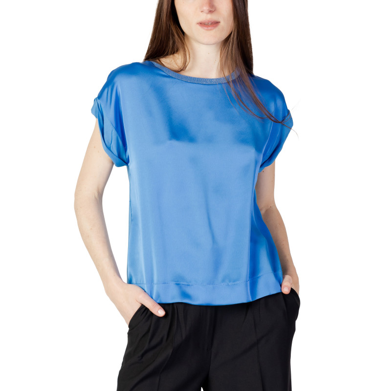 Hanny Deep Blouse F453XBCM1288 Light Blue