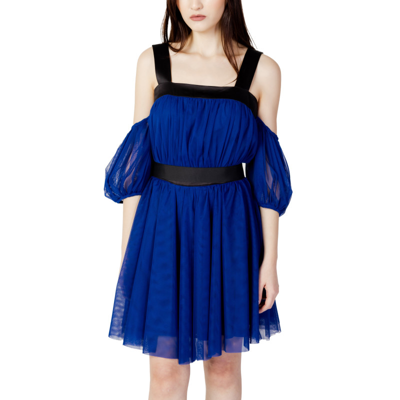 Hanny Deep Dress F196XBCHD142 Blue