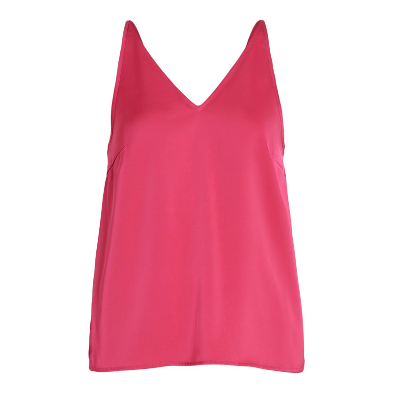 Vila Clothes Tank Top 14083347 Fuchsia