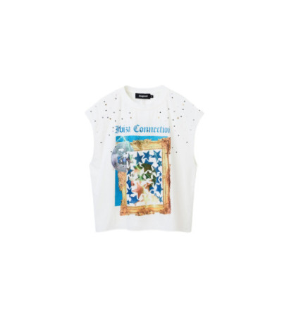 Desigual Tank Top 23SWTK06 White