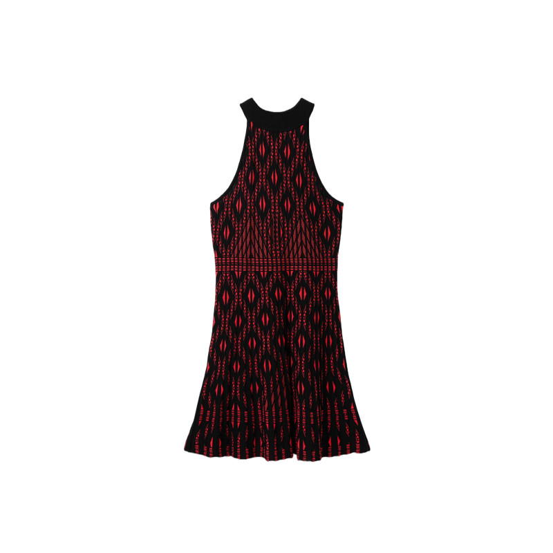 Desigual Dress 23SWVF10 Red