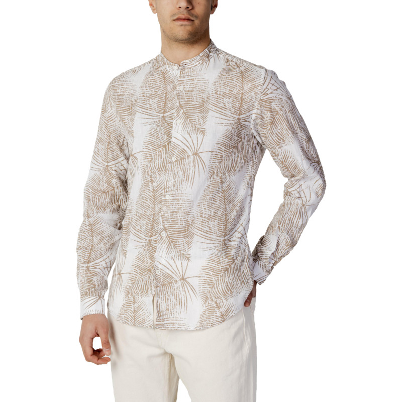 Antony Morato Shirts MMSL00631-FA430564 Beige