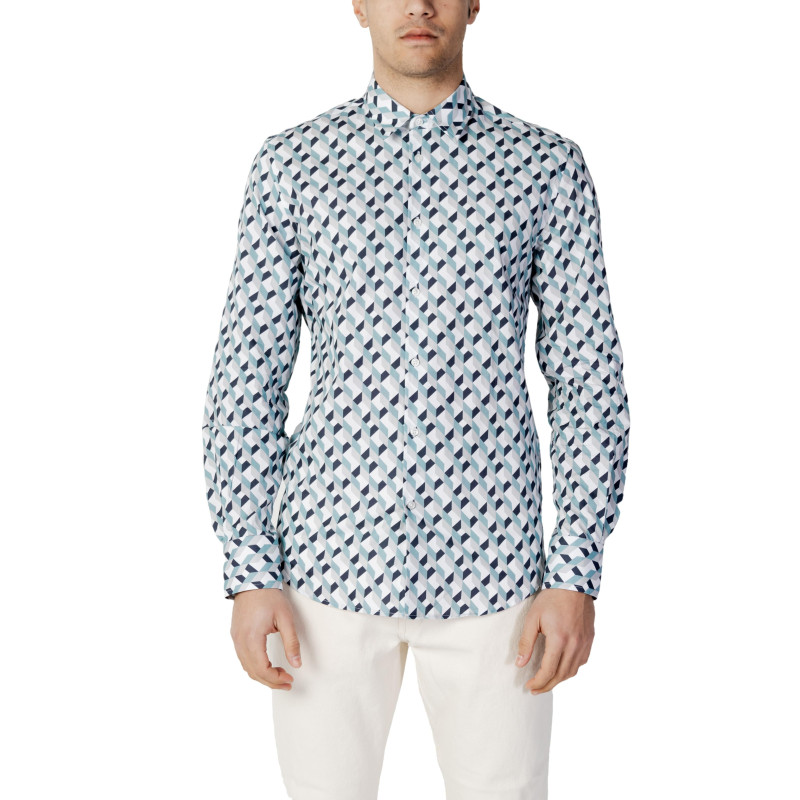 Antony Morato Shirts MMSL00628-FA430561 Blue