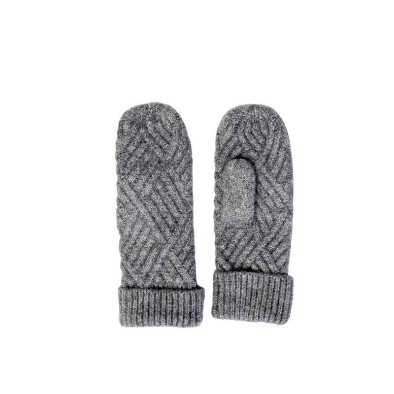 Pieces Gloves 17128179 Grey