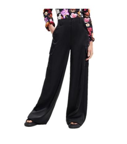 Desigual Trousers 23SWPW13 Black