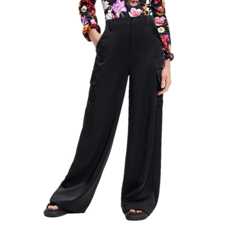 Desigual Trousers 23SWPW13 Black