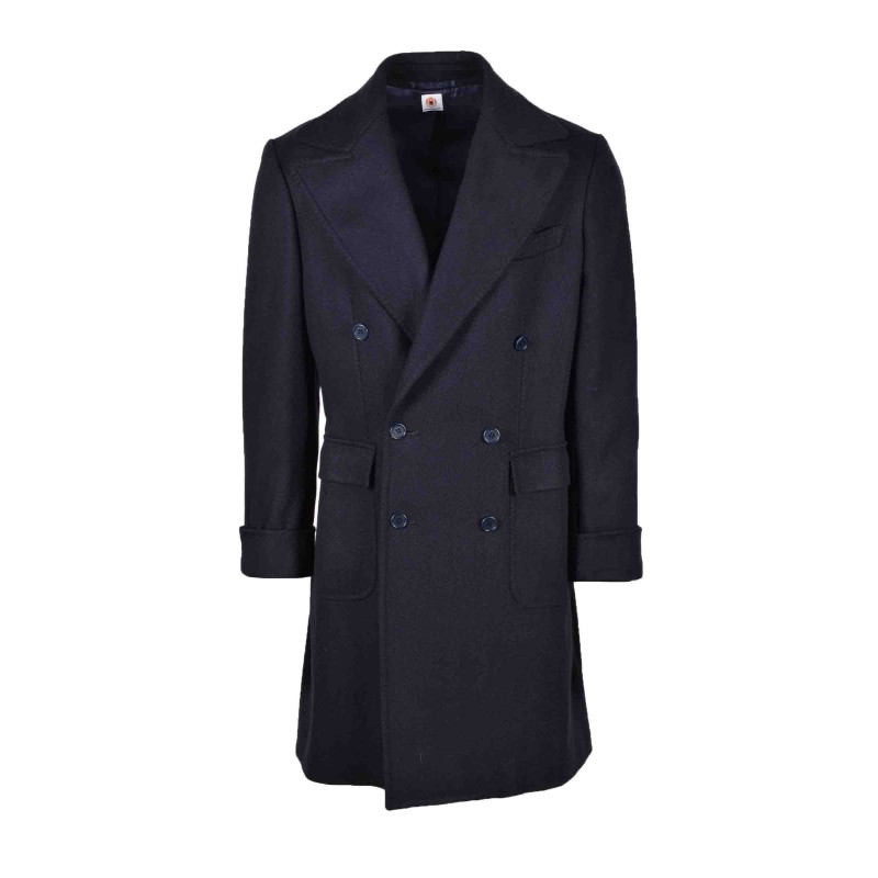 Luigi Borrelli Napoli Coat 9368810 Blu Blue