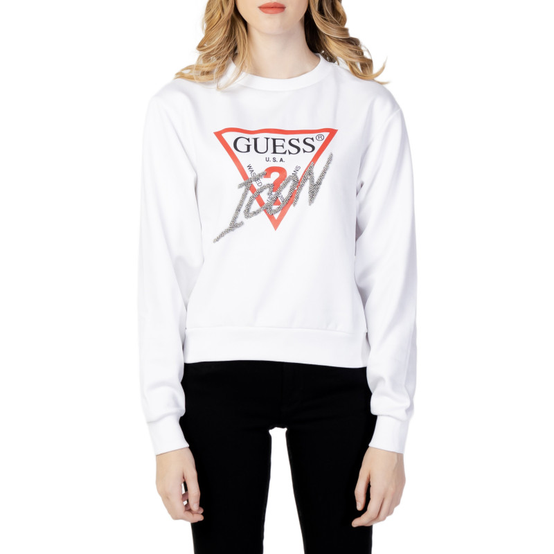 Guess Sweatshirts W2YQ01KB681 White