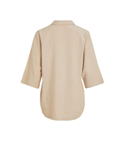 Vila Clothes Shirts 14076613 Beige