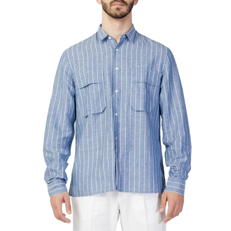 Antony Morato Shirts MMSL00672-FA420114 Light Blue