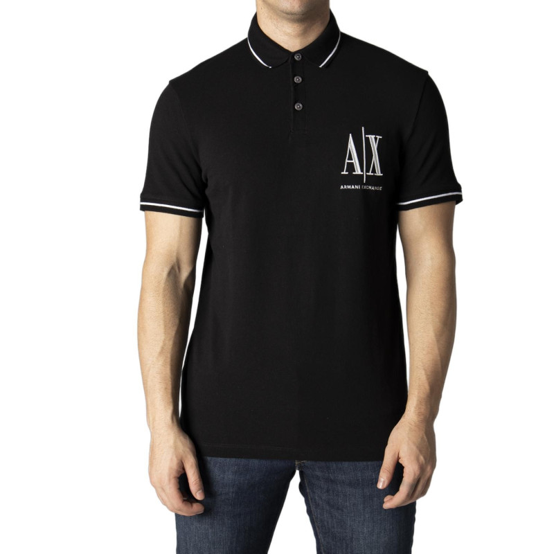 Armani Exchange Polo T-shirts 8NZFPA Z8M5Z Black