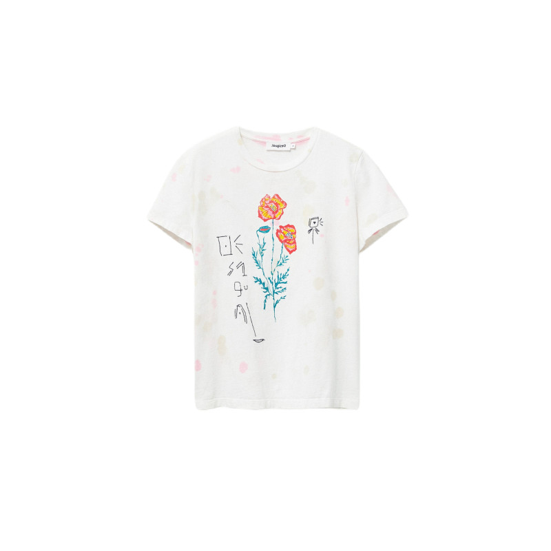 Desigual T-shirts 22SWTKAV White