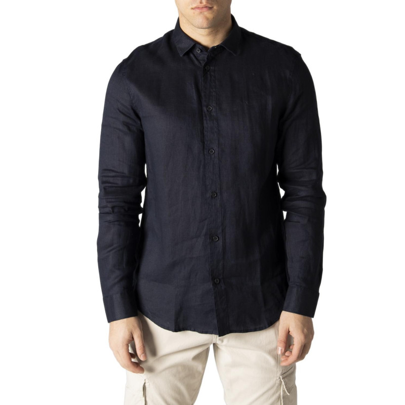 Armani Exchange Shirts 8NZC50 ZNCFZ Blue