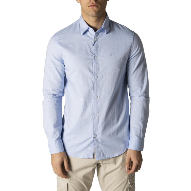 Armani Exchange Shirts 8NZCGB Z8ANZ Light Blue