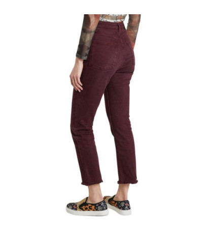 Desigual Trousers 21WWPN02 Bordeaux