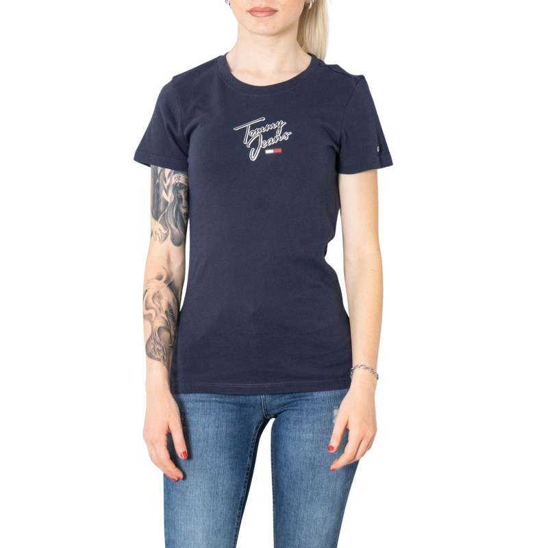 Tommy Hilfiger Jeans T-shirts DW0DW09558 Blue