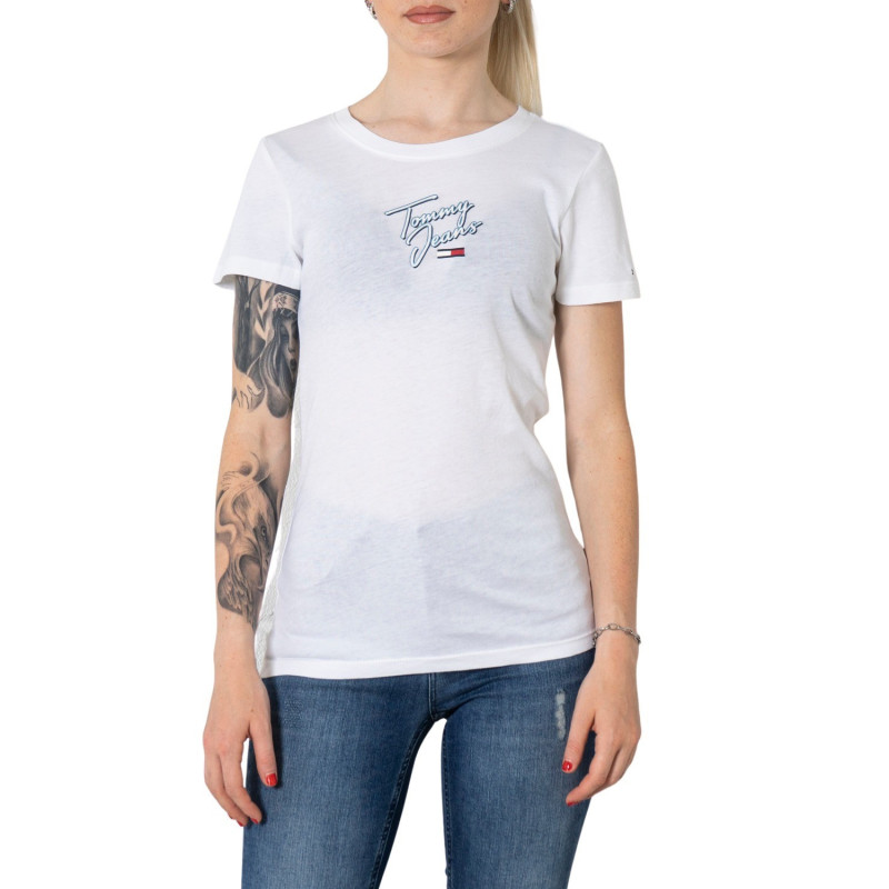 Tommy Hilfiger Jeans T-shirts DW0DW09558 White