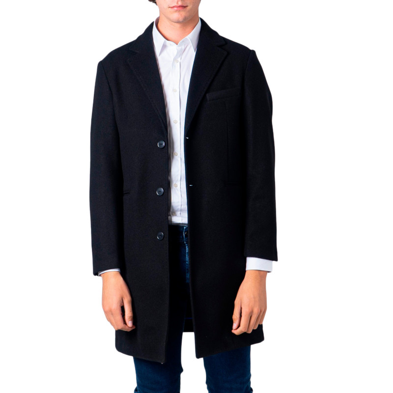 Over-d Coat OM215CP Black