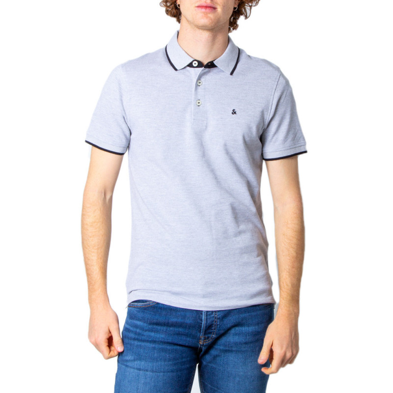 Jack & Jones Polo T-shirts WH7_42206137_Grigio_Chiaro Grey