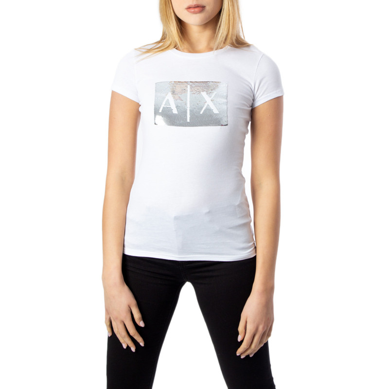 Armani Exchange T-shirts 8NYTDL YJ73Z White