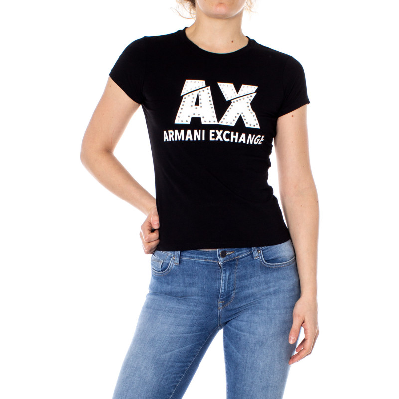 Armani Exchange T-shirts 8NYT86 Y8C7Z Black