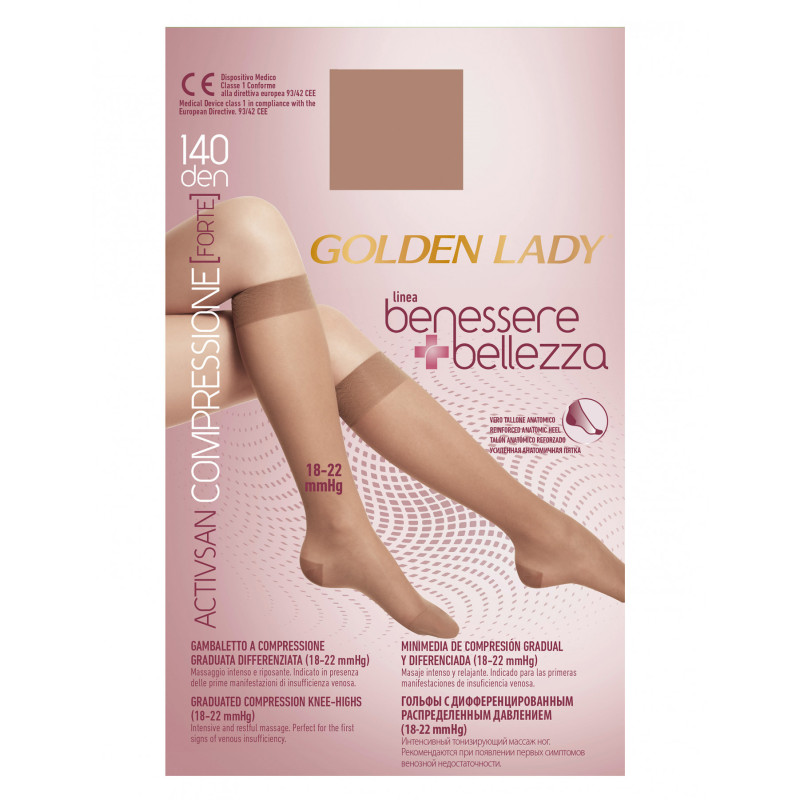 Golden Lady zeķes līdz ceļiem