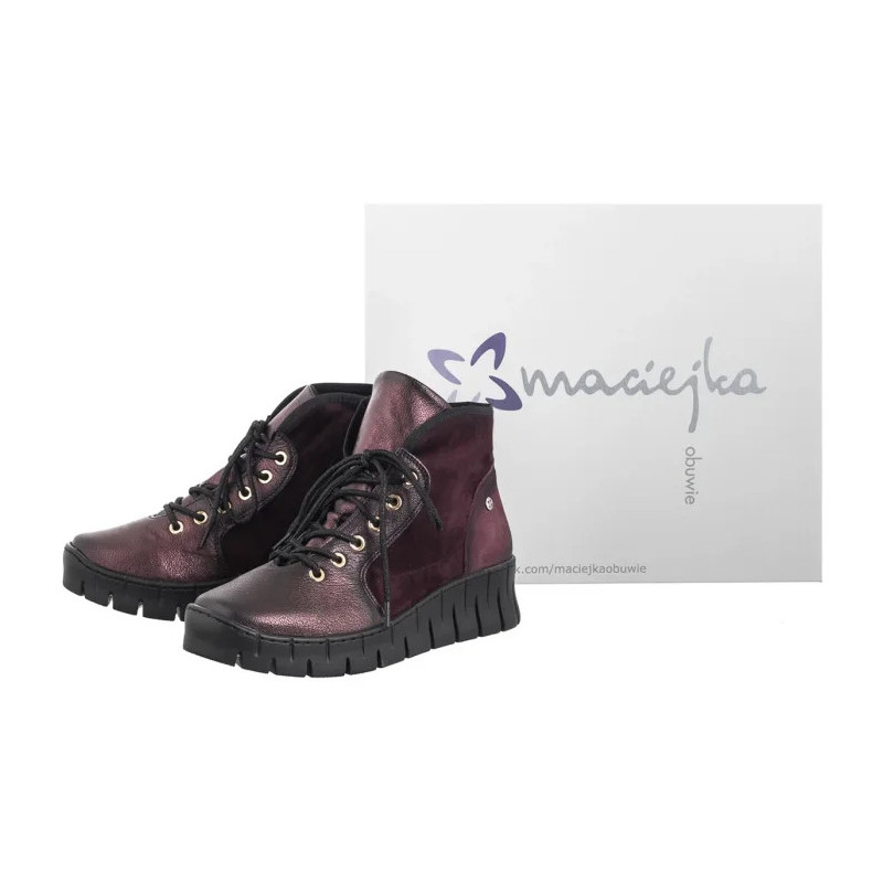 Maciejka Bordowe 06702-23/00-8 (MA1292-b) shoes