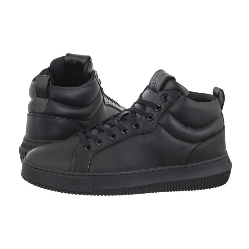 Calvin Klein Chunky Cupsole Clean High Triple Black YM0YM01120 0GJ (CK579-a) sporta apavi