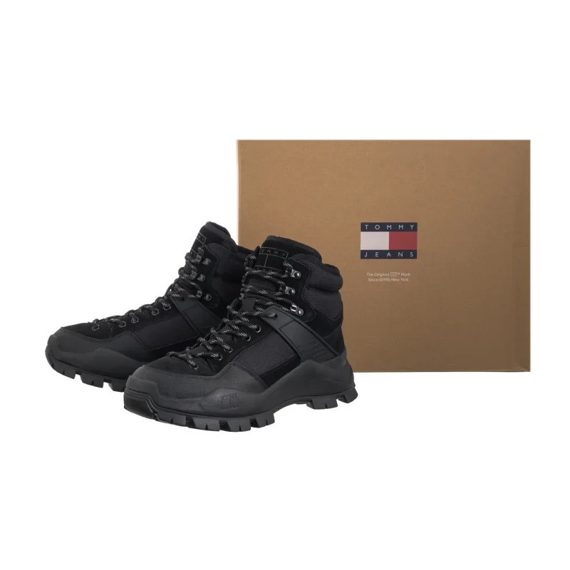 Tommy Hilfiger Tjm Urban Hibryd Boot Black EM0EM01489 BDS (TH1216-a) batai