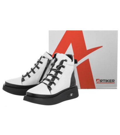 Artiker Białe 55C0812 (AR144-a) Boots