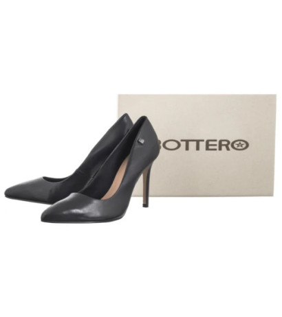 Bottero Czarne 354701 Preto (BO90-a) high heels