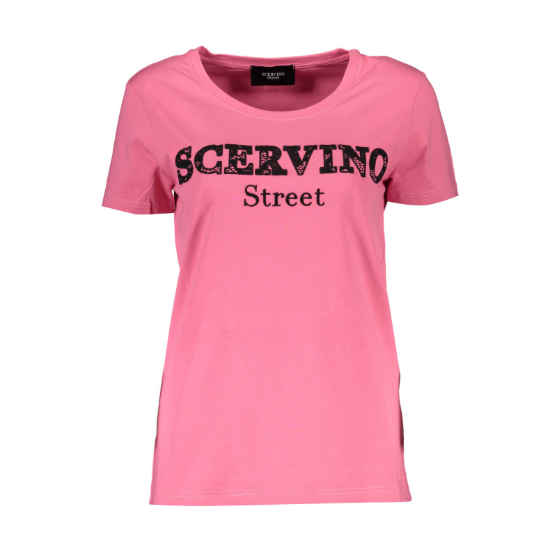 Scervino street T-krekls D38TL0699-TSD006 Rozā