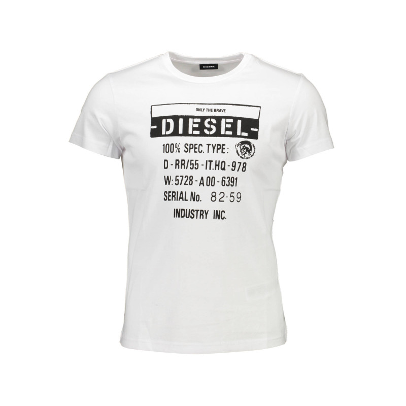 Diesel marškinėliai SEFZ-T-DIEGO Balta