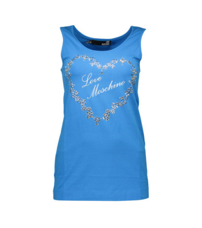 Love moschino T-Shirt W-4-E21-06-E-1257 Blue