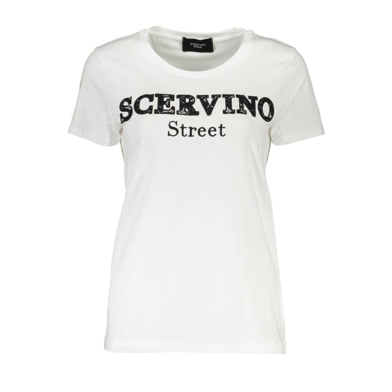 Scervino street T-krekls D38TL0699-TSD006 Balts