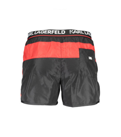 Karl lagerfeld beachwear rankšluostis KL21MBS04 Juoda